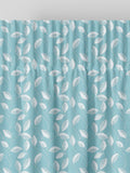 Next Mallix teal blue leaf curtains - British product
