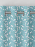 Next Mallix teal blue leaf curtains - British product
