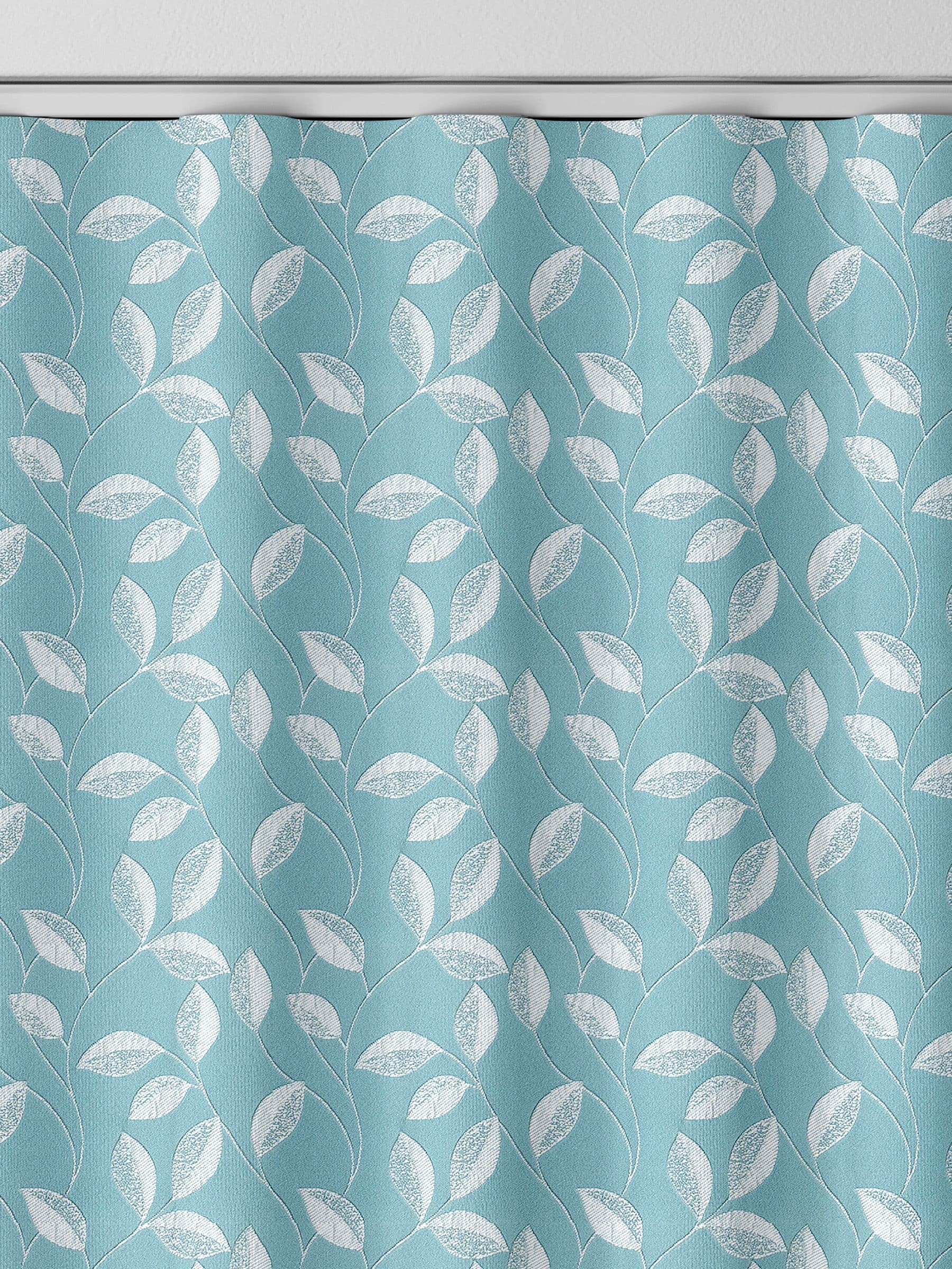Next Mallix teal blue leaf curtains - British product
