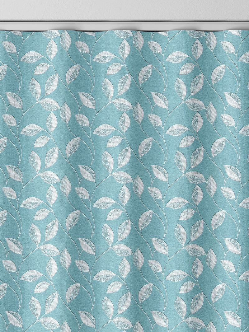 Next Mallix teal blue leaf curtains - British product