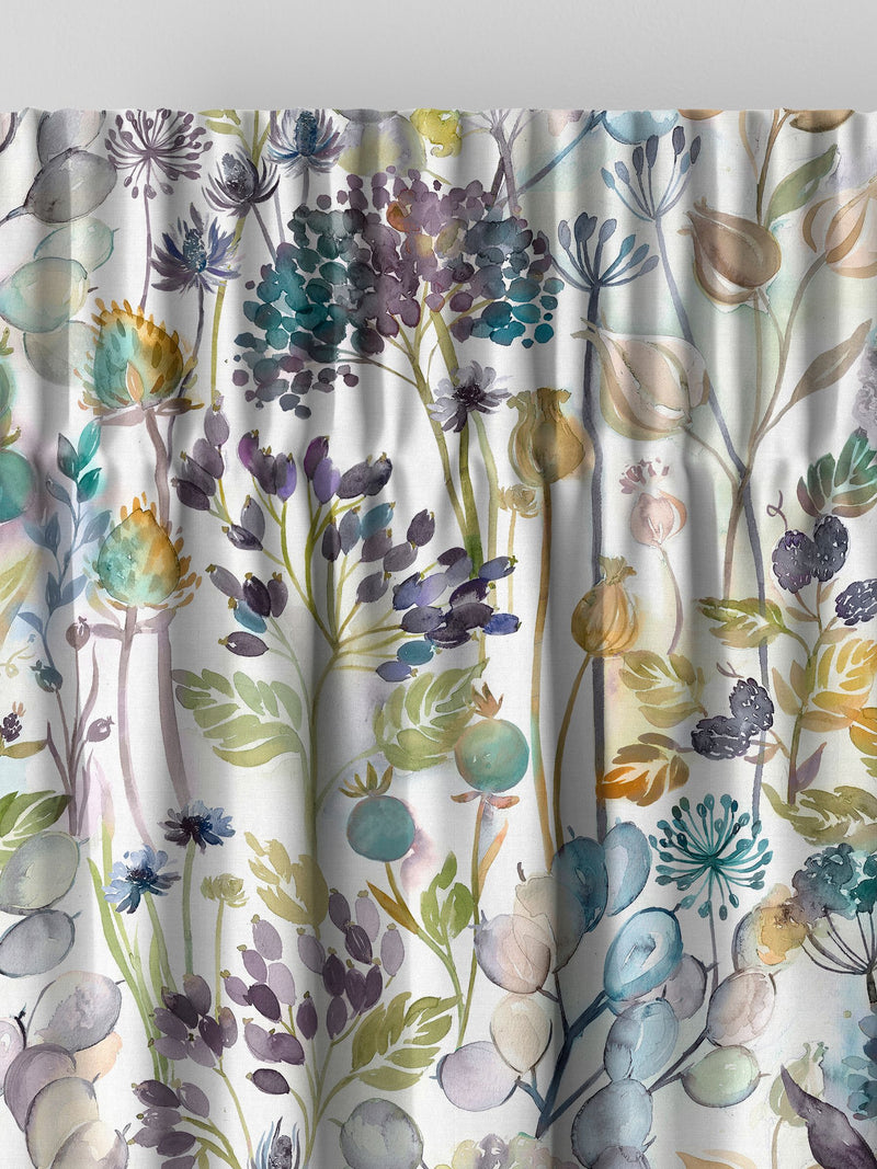 Voyage Maison Sky Blue Country Hedgerow made to measure curtains, imported from the UK