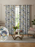 Voyage Maison Sky Blue Country Hedgerow made to measure curtains, imported from the UK