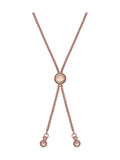 Ted Baker Rose Gold Crystal Slider Bracelet (British brand)