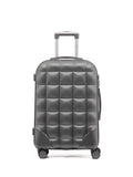 Flight Knight Anthracite Medium Large Hardcase Printed Lightweight Check-In Suitcase with 4 Wheels