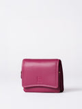 Lakeland Leather cranberry small purse, imported from the UK