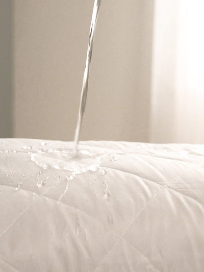 Slumberdown Teflon 35cm Tiefe weißer Matratzenschoner