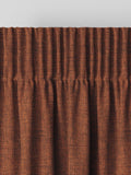 Terracotta brown made to measure curtains (British brand)