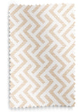Natural Amble geometric gold made to measure curtains (British brand)