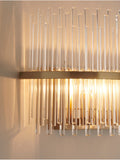 Lipsy Gold Flush Glass Wall Light (British brand)