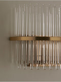 Lipsy Gold Flush Glass Wall Light (British brand)