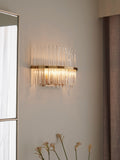 Lipsy Gold Flush Glass Wall Light (British brand)