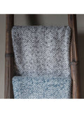 Gallery Home grey herringbone throw, imported from the UK