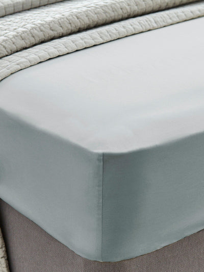 Laura Ashley Blue Pale Seaspray Fitted Bed Sheet