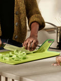 Joseph Joseph Green Chop2Pot Plus Folding Chopping Board, UK version