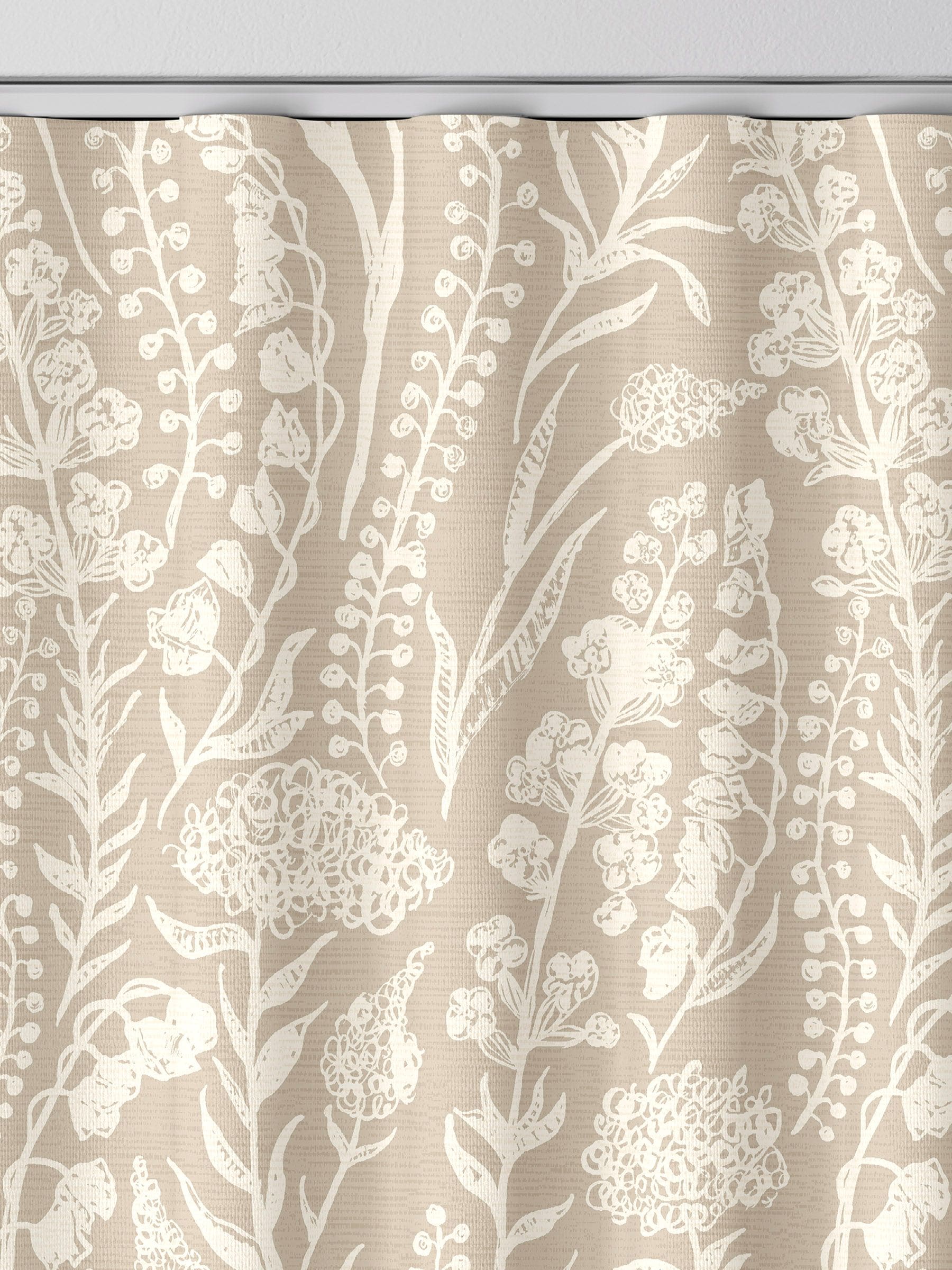 Rideaux floraux crème Jarrod sur mesure, importés du Royaume-Uni