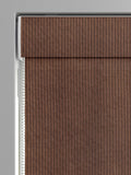 Jangga Cognac brown roman blind made to measure (British brand)