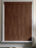 Jangga Cognac brown roman blind made to measure (British brand)