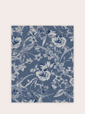 Laura Ashley wallpaper Midnight Summerhill 10m roll (British brand)