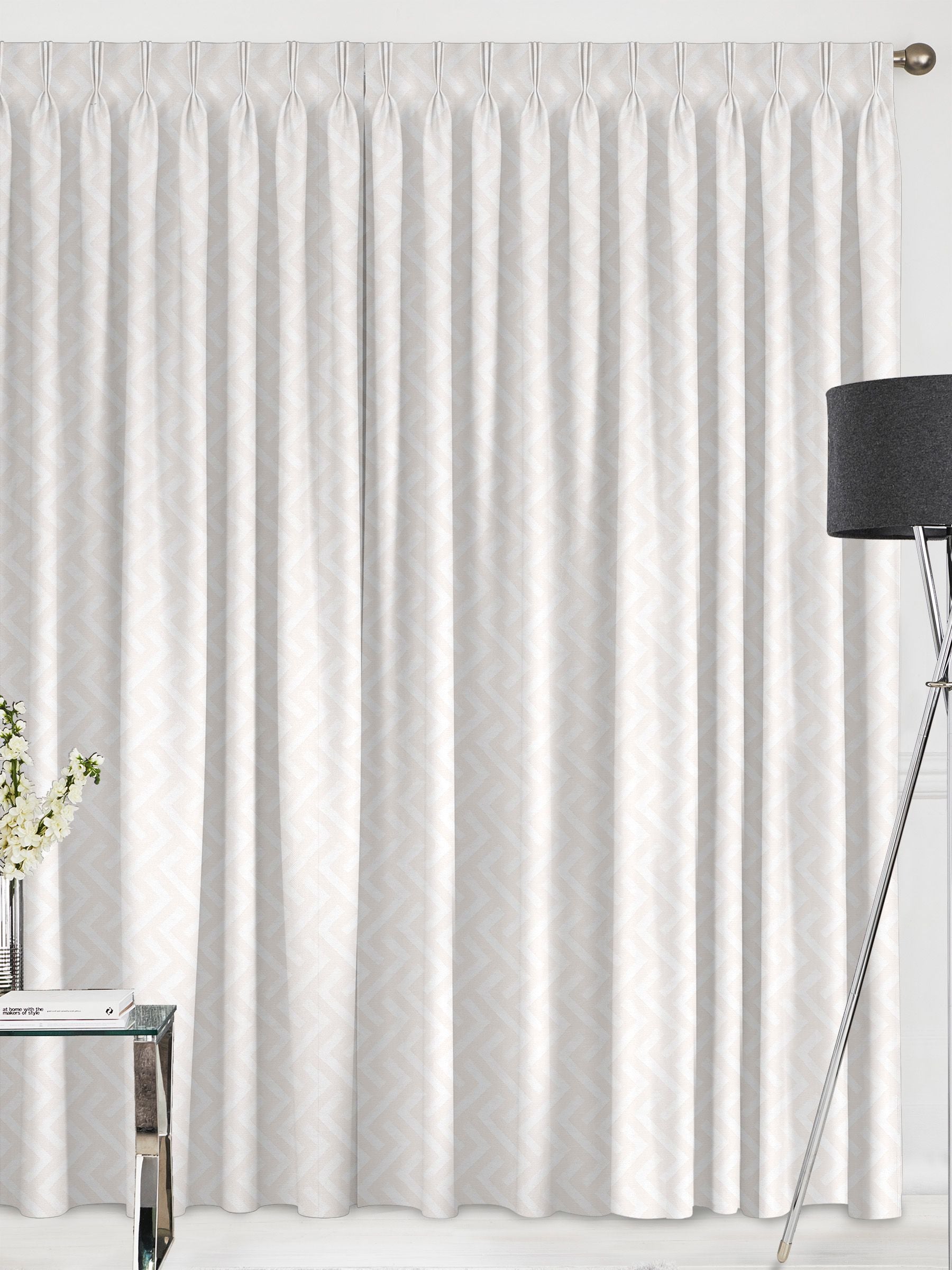 Cream Amble made to measure curtains 100% polyester - British product