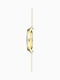 Accurist cream dress leather strap 28mm watch - British product
