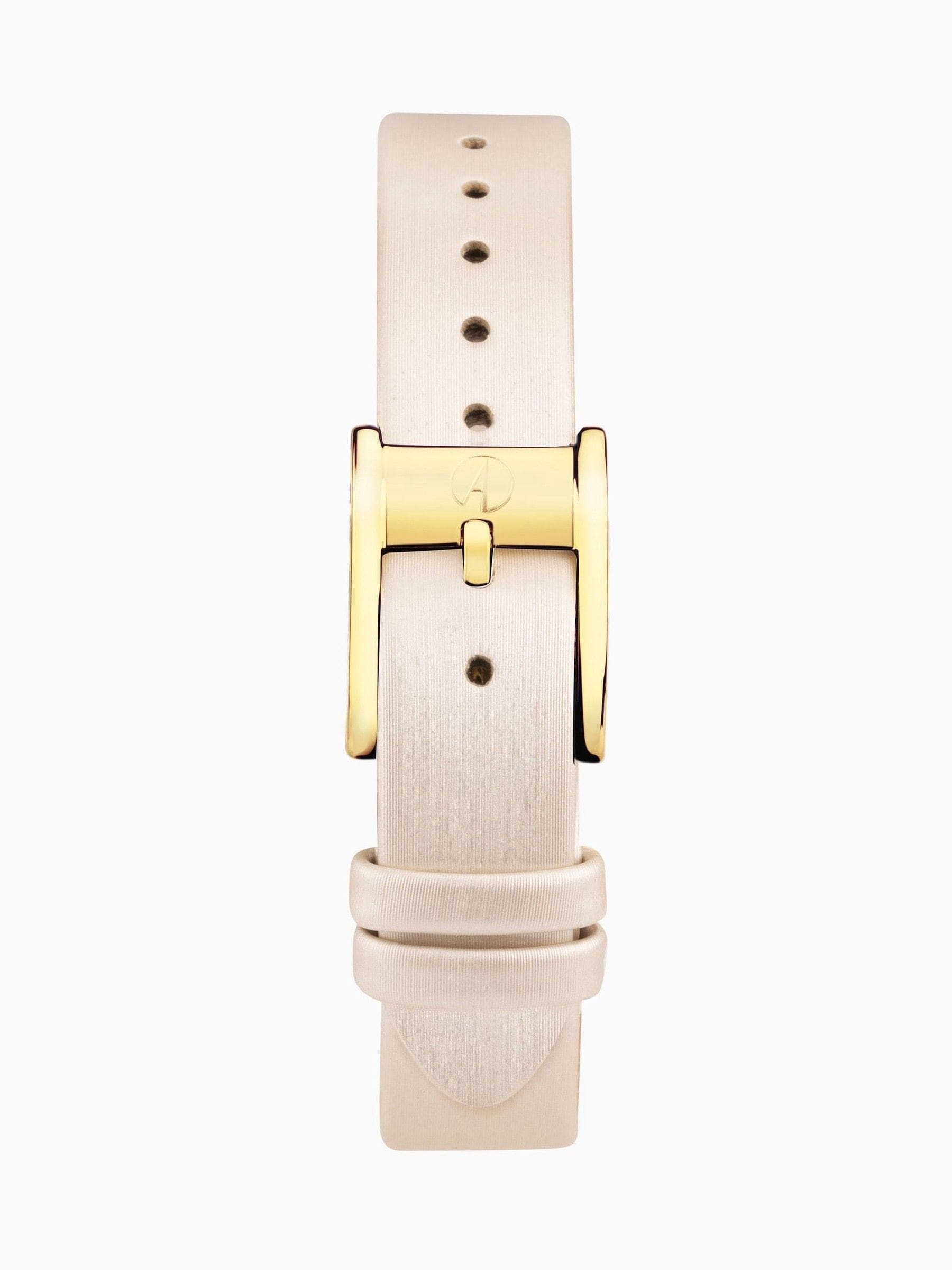 Accurist cream dress leather strap 28mm watch - British product