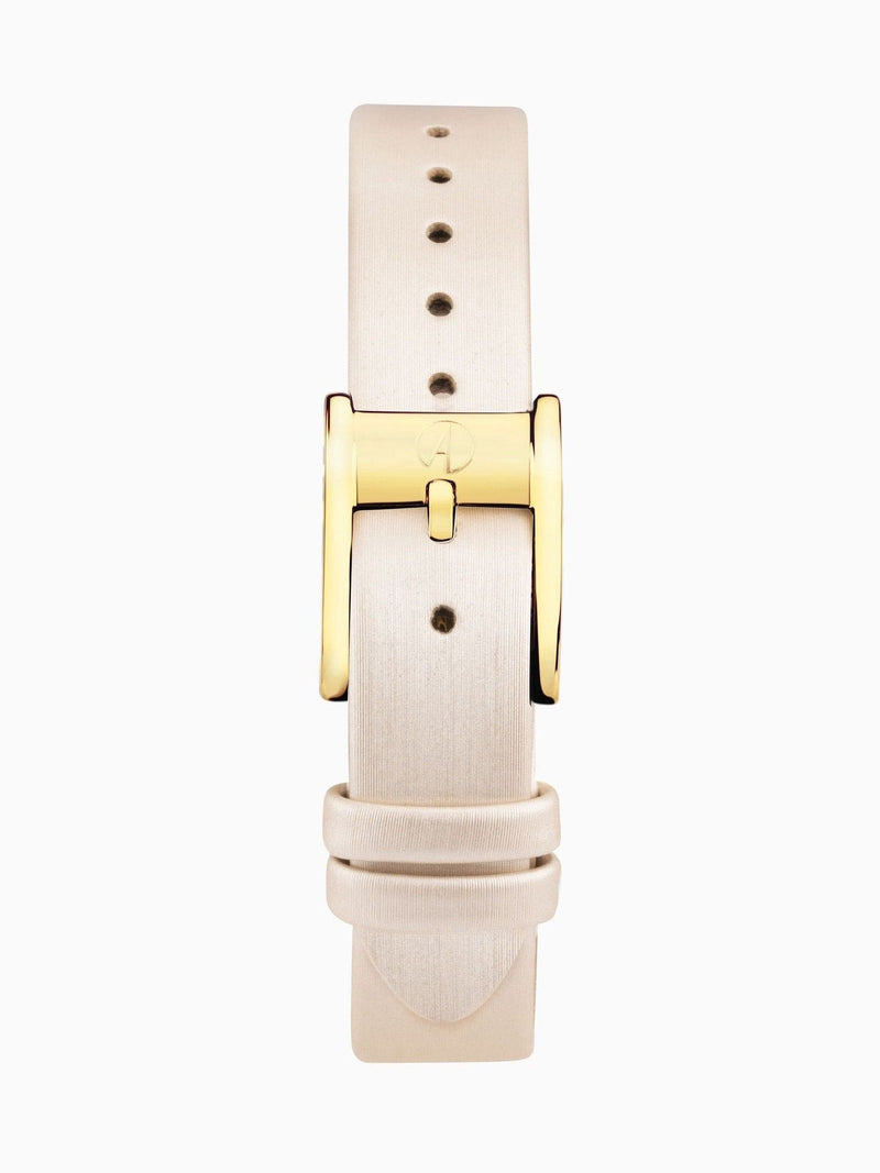 Accurist cream dress leather strap 28mm watch - British product