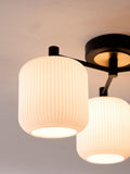 Ryker ceiling light white/black finish 42cm diameter, imported from the UK