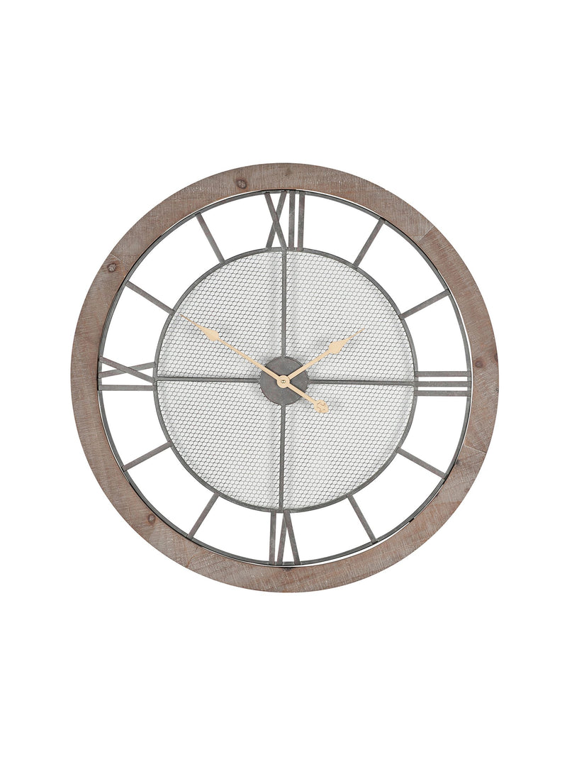 Pacific Natural round wall clock 80cm, imported from the UK