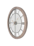 Pacific Natural round wall clock 80cm, imported from the UK