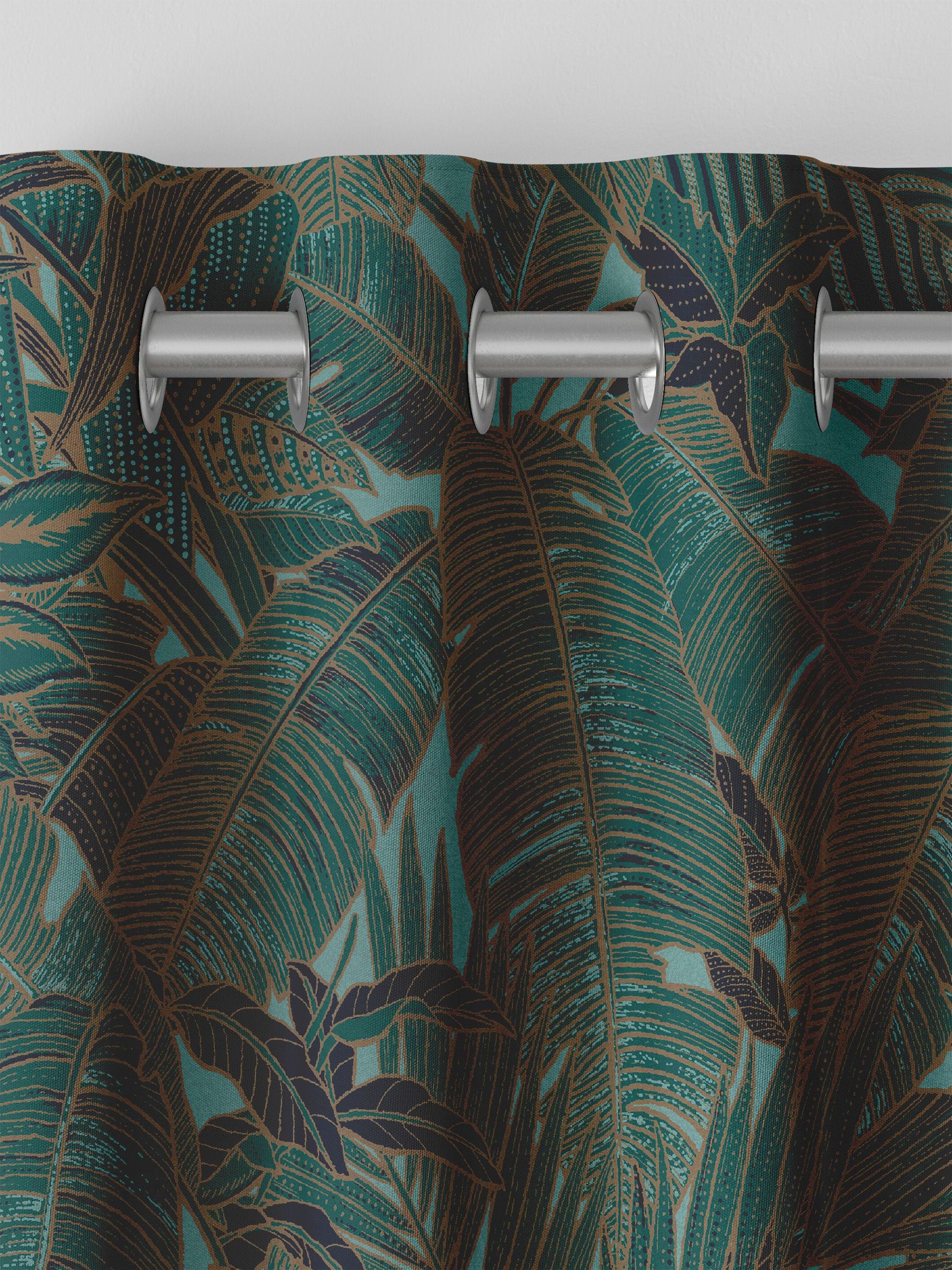 Graham & Brown Green Paradys made to measure curtains - British product