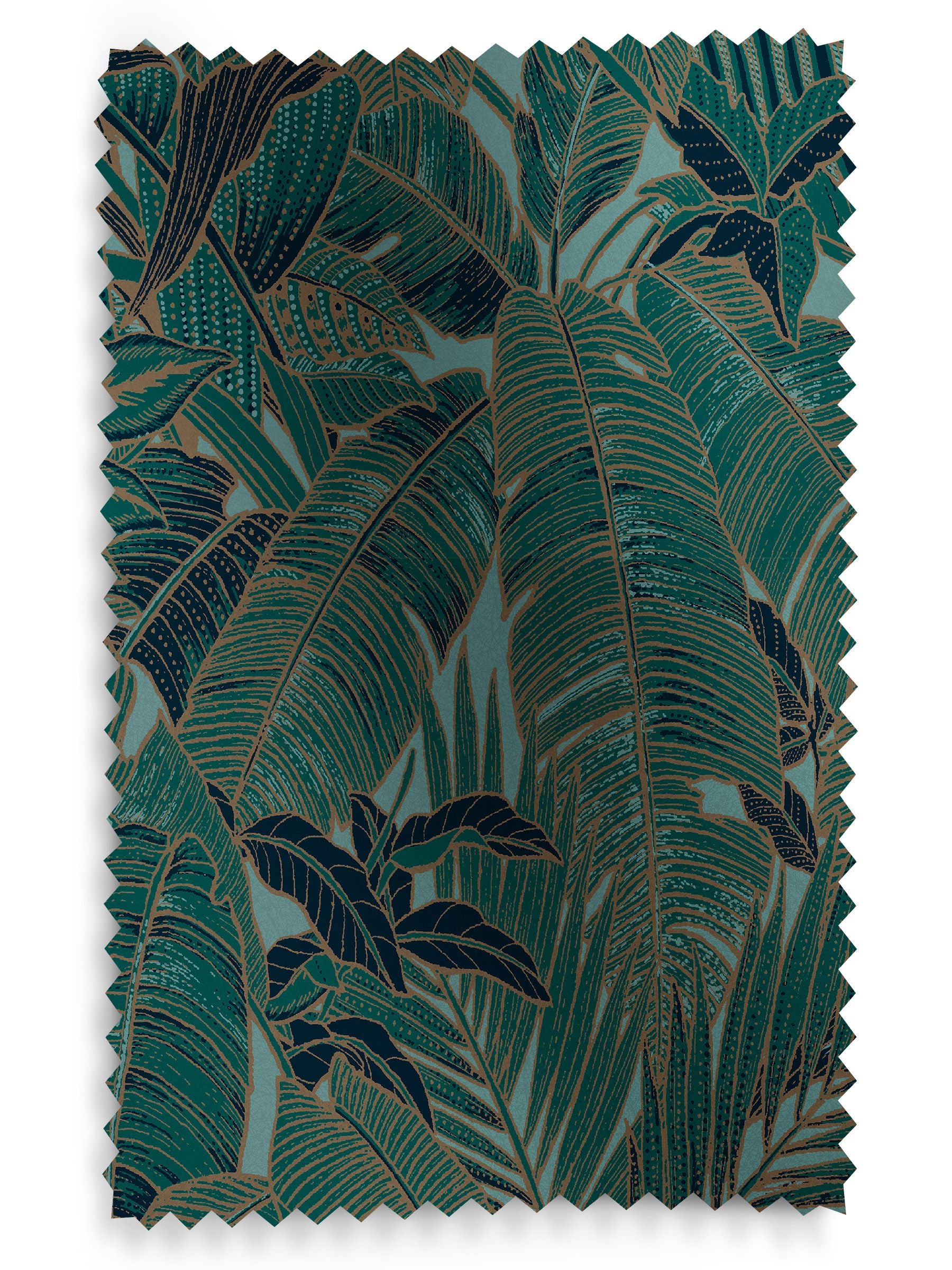 Graham & Brown Green Paradys made to measure curtains - British product
