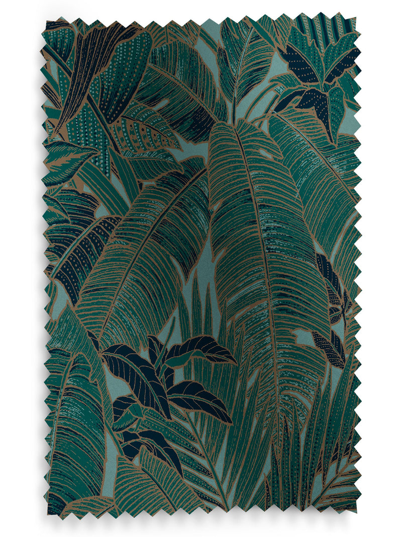 Graham & Brown Green Paradys made to measure curtains - British product
