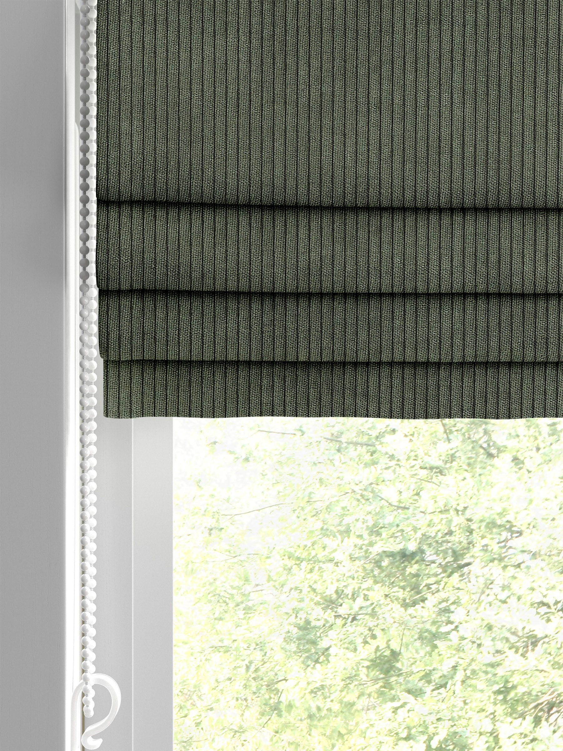 Fern green roman blind from Jangga, made to measure, UK version