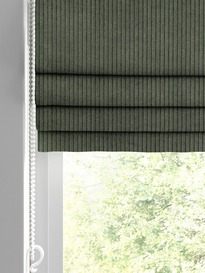 Fern green roman blind from Jangga, made to measure, UK version