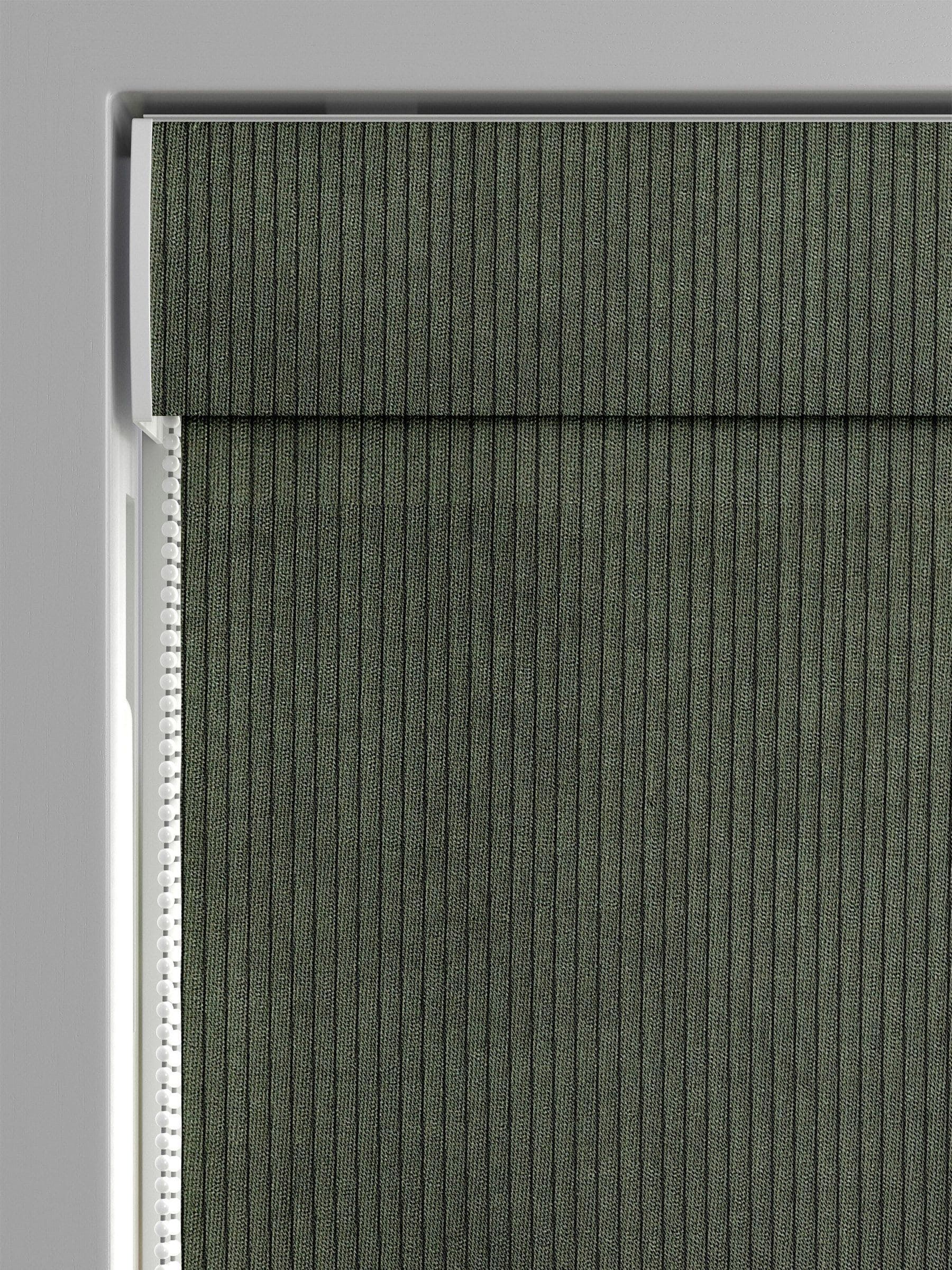 Fern green roman blind from Jangga, made to measure, UK version