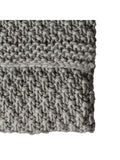 Gallery Home grey moss chunky knitted throw 130x170cm (British brand)