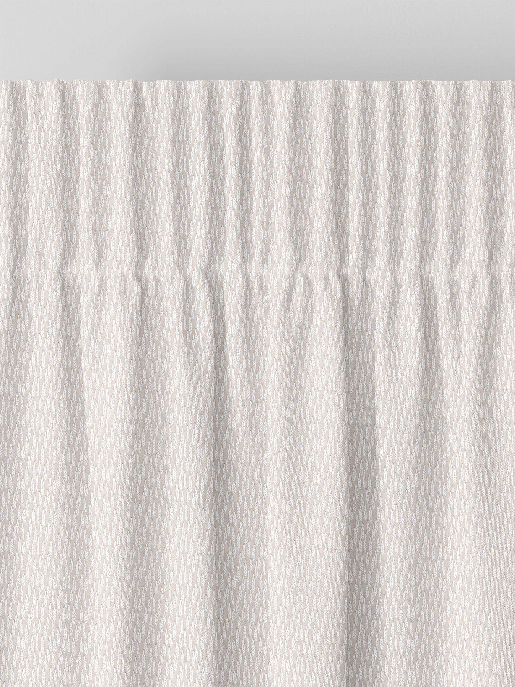 Natural Artist made-to-measure curtains teardrop woven design - British product