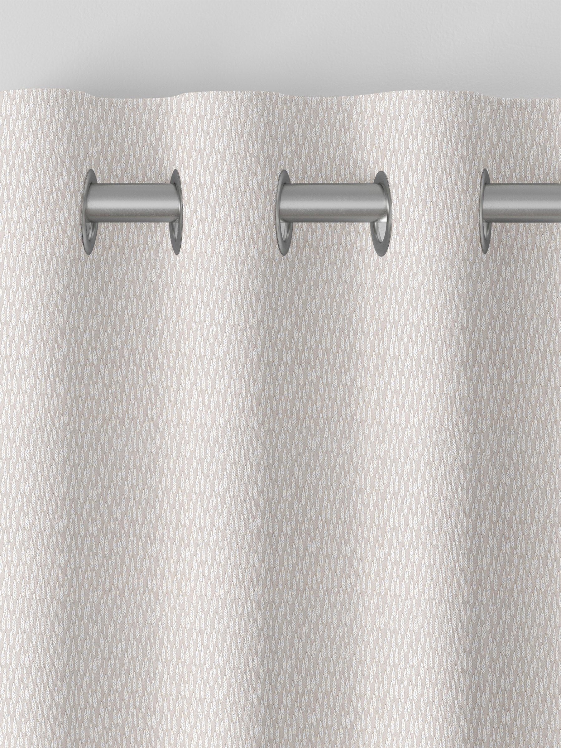 Natural Artist made-to-measure curtains teardrop woven design - British product