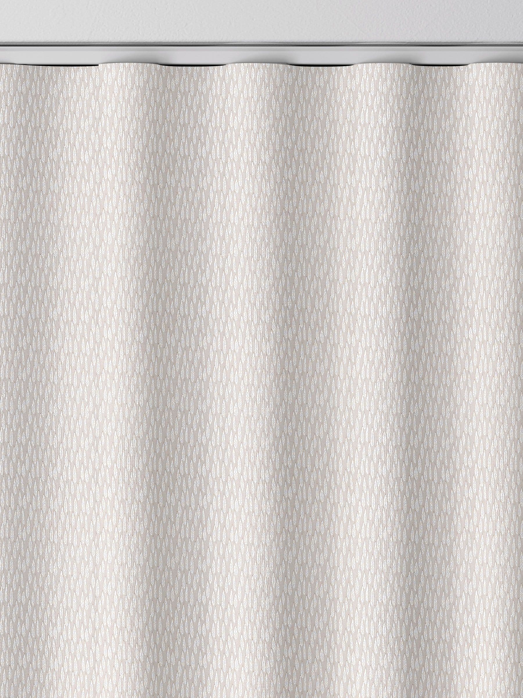 Natural Artist made-to-measure curtains teardrop woven design - British product