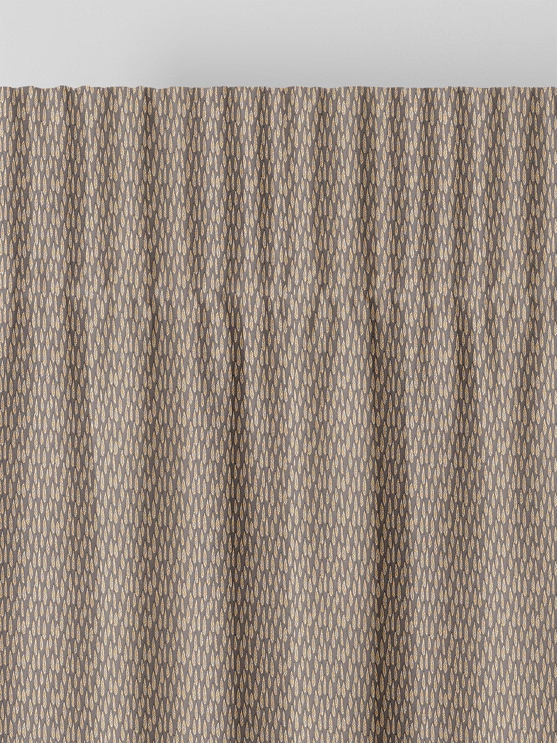 Artist brown made to measure curtains, imported from the UK
