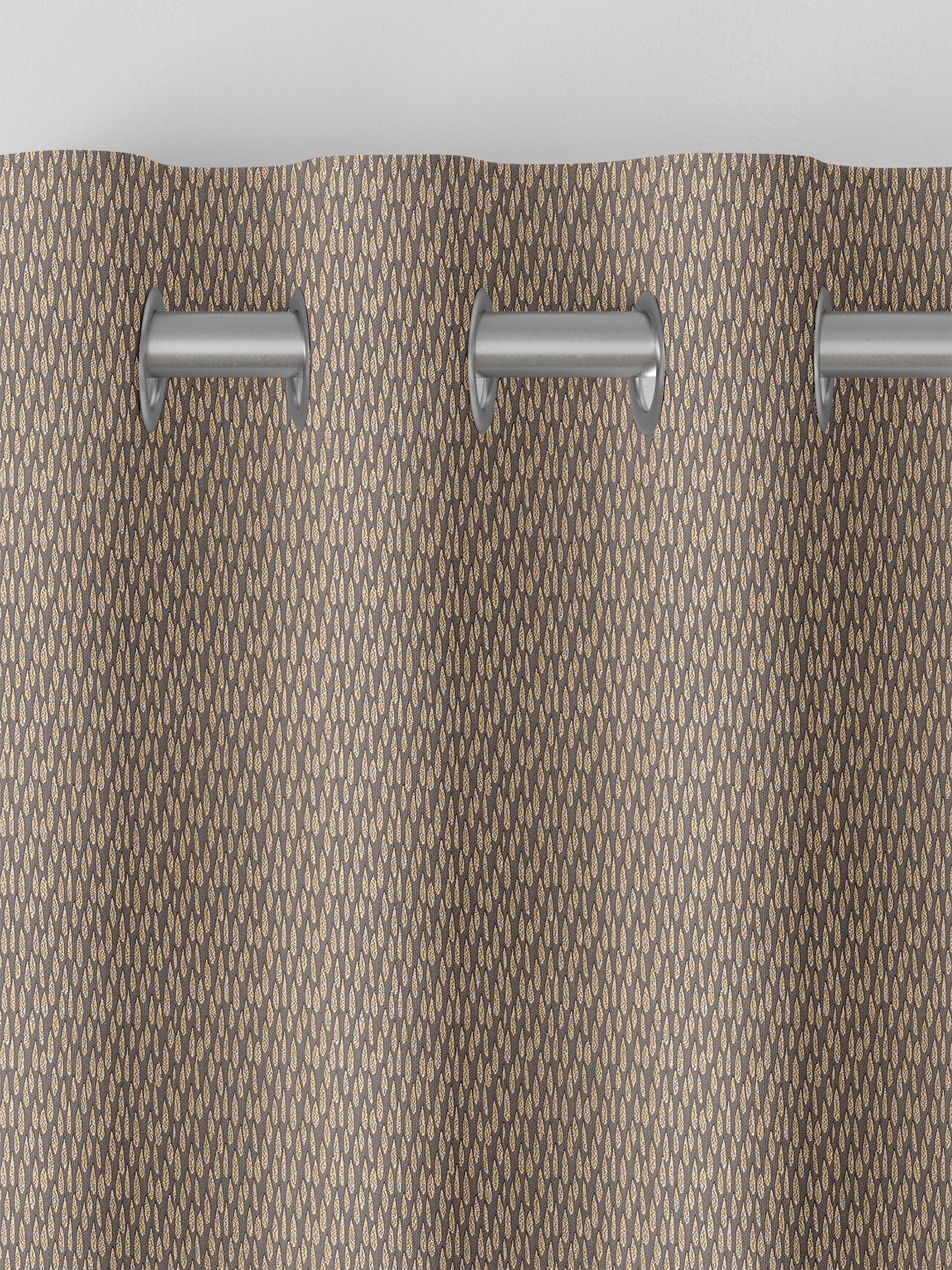 Artist brown made to measure curtains, imported from the UK