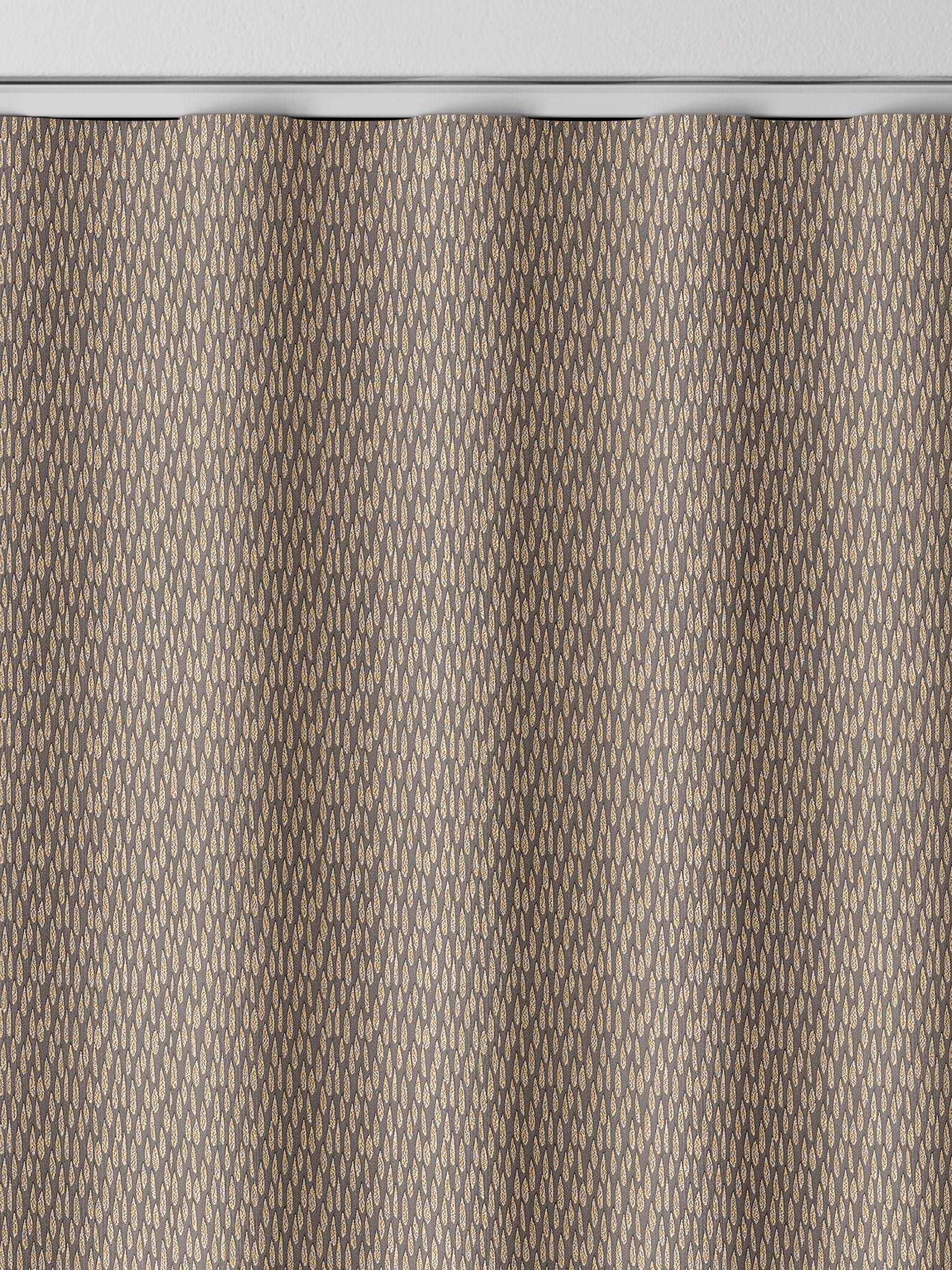 Artist brown made to measure curtains, imported from the UK