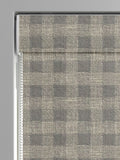 Laura Ashley grey gingham Roman blind made to measure, imported from the UK