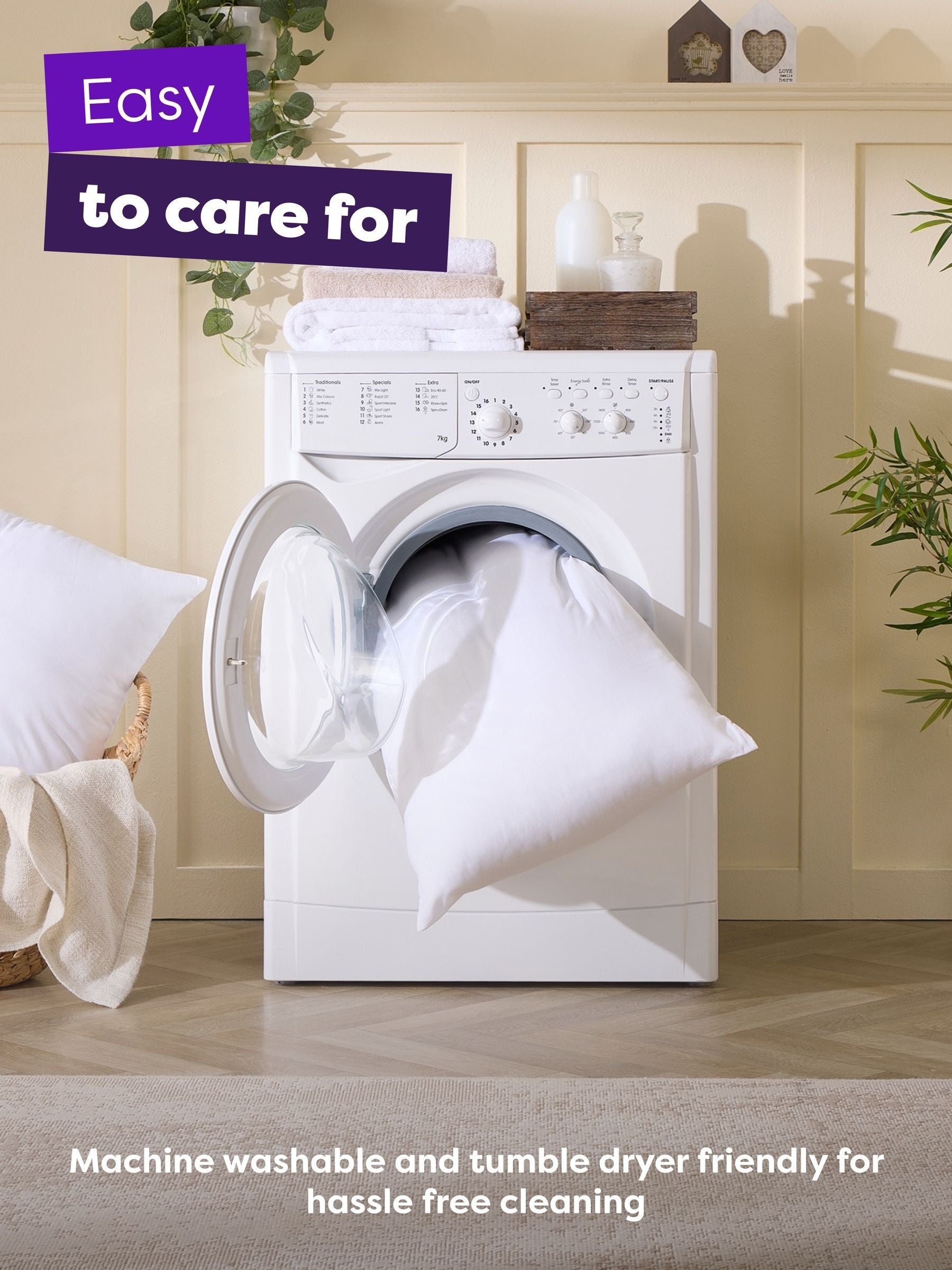 Slumberdown anti allergy pillows for front sleepers (British brand)