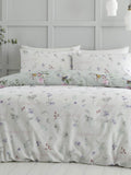 Catherine Lansfield green songbird reversible duvet cover set - British product