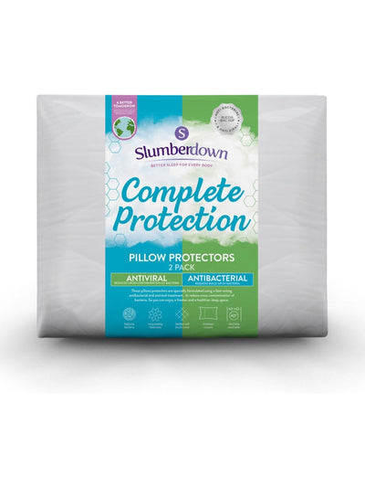 Next Slumberdown Complete Protection Anti Viral Pillow Protectors (Set of 2)- Buy online at McGrocer