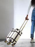 Rock Vintage Cabin Case cream ABS, imported from the UK