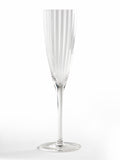 Jasper Conran London clear fluted champagne flute glasses set of 4, UK version