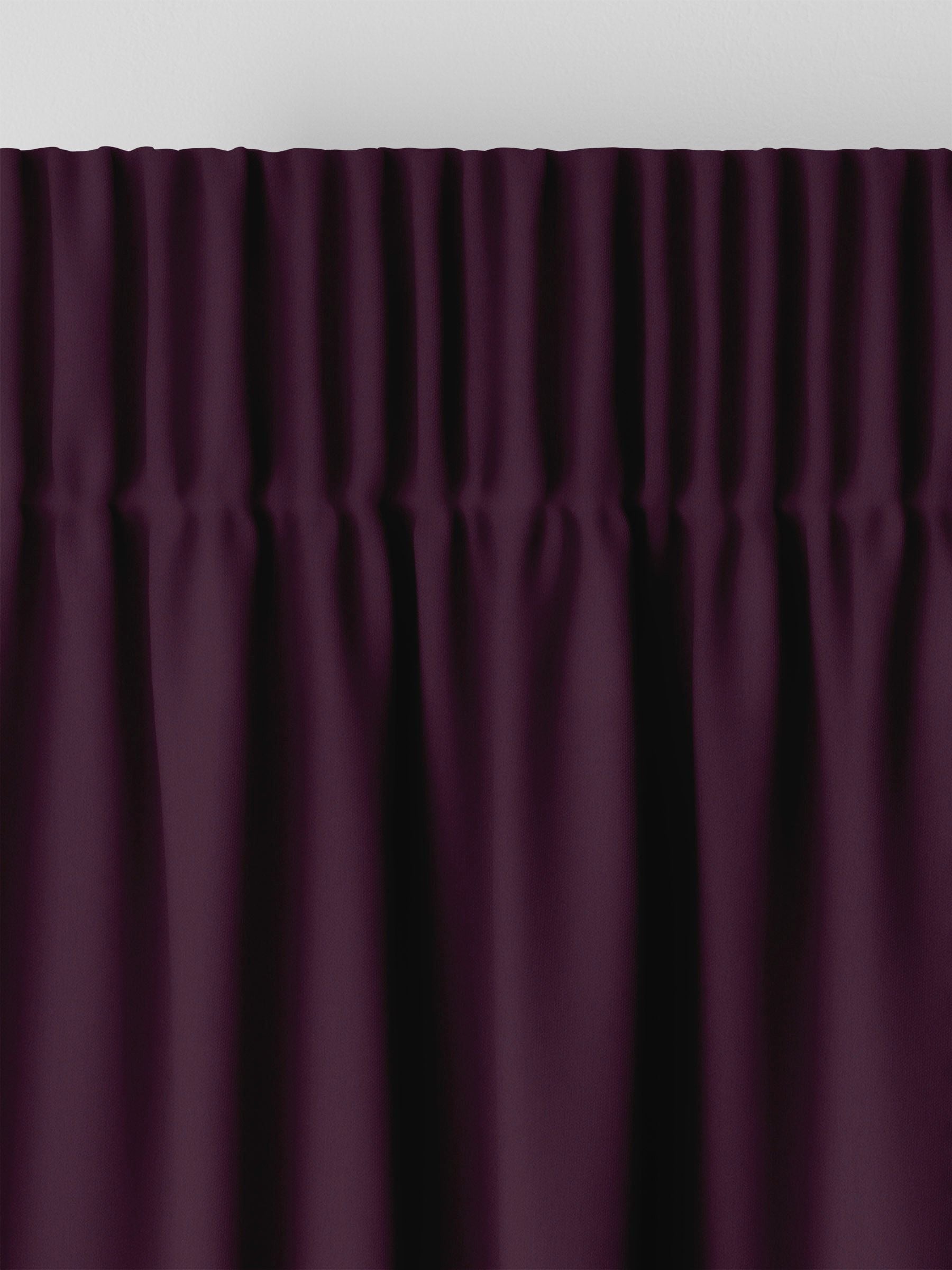 Montero aubergine velvet curtains made to measure, UK version