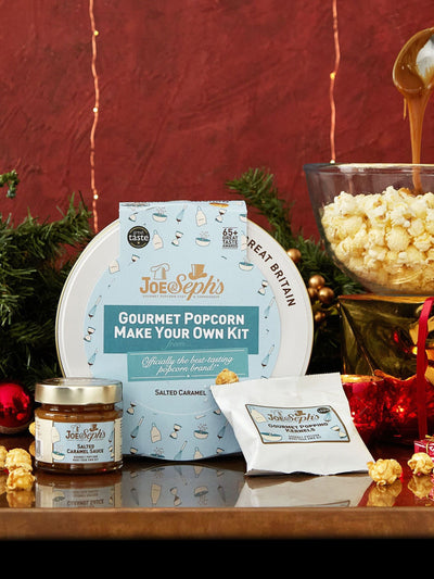 Joe & Seph's Make Your Own Gourmet Popcorn Kit Salted Caramel 720g
